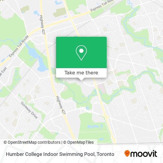 Humber College Indoor Swimming Pool map