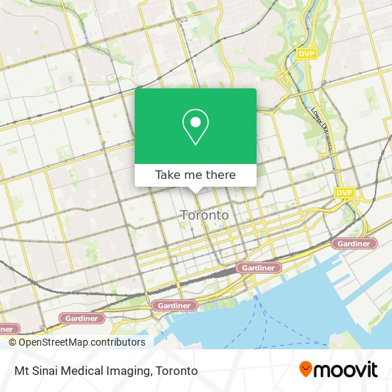 Mt Sinai Medical Imaging map