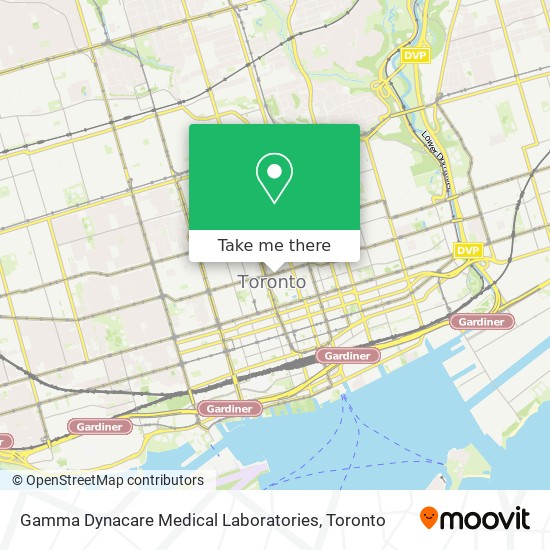 Gamma Dynacare Medical Laboratories map