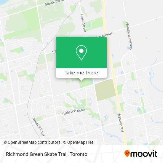 Richmond Green Skate Trail map