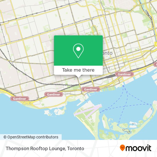 Thompson Rooftop Lounge map