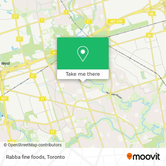 Rabba fine foods map