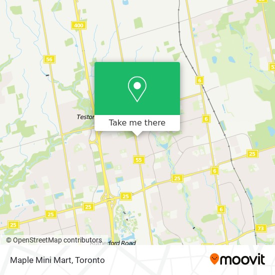 Maple Mini Mart map