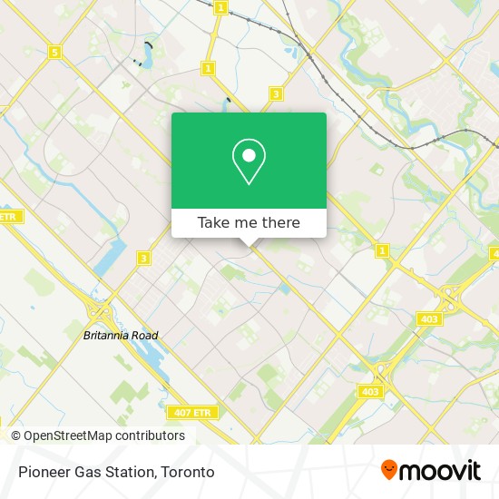 Pioneer Gas Station map
