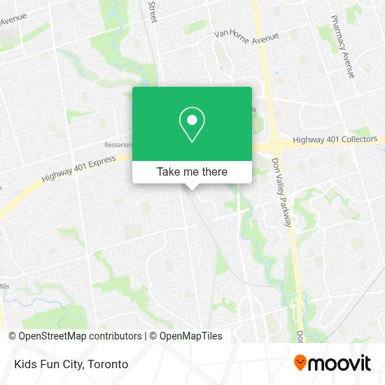 Kids Fun City map