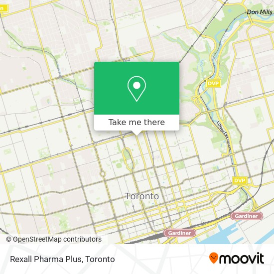 Rexall Pharma Plus map