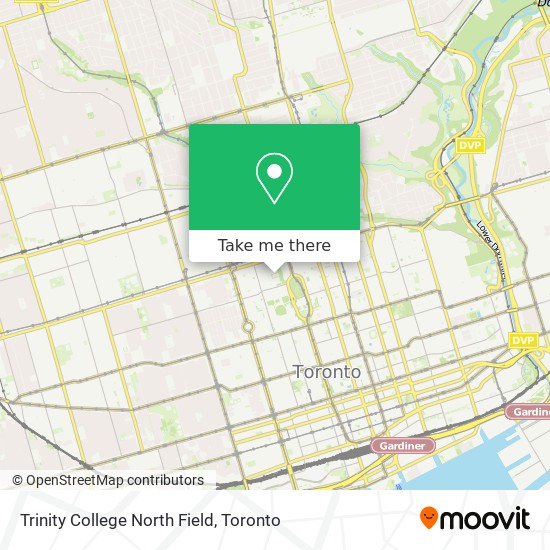 Trinity College North Field map