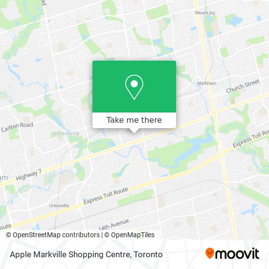 Apple Markville Shopping Centre map