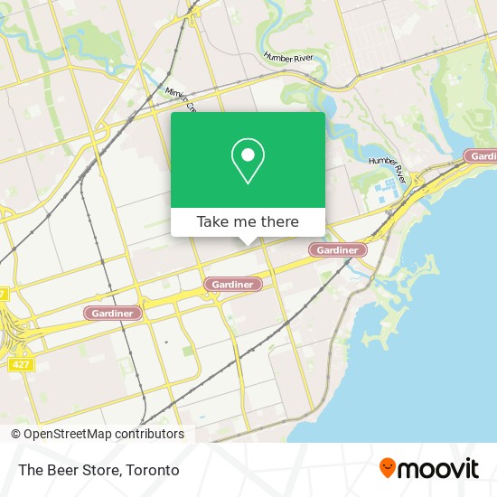 The Beer Store map
