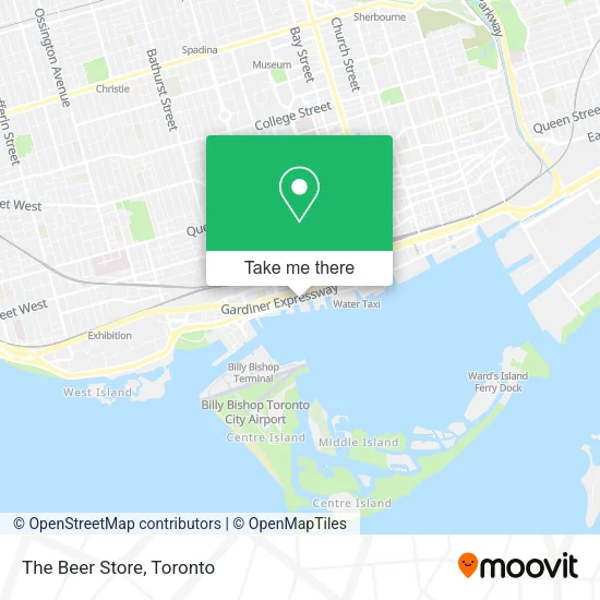 The Beer Store map