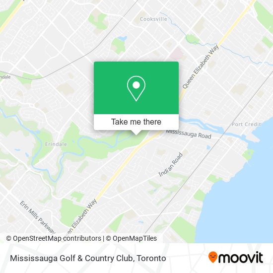 Mississauga Golf & Country Club map