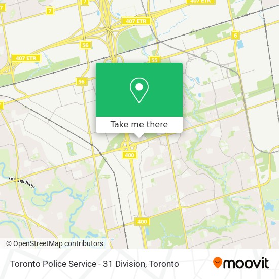 Toronto Police Service - 31 Division map