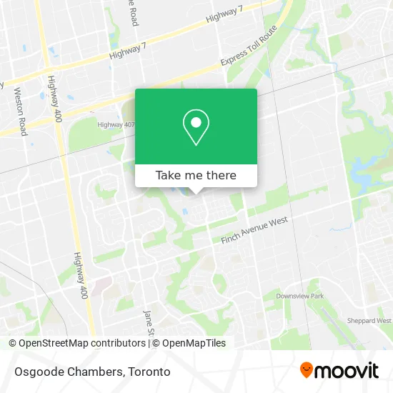 Osgoode Chambers map