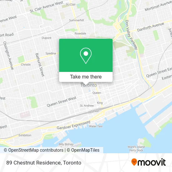 89 Chestnut Residence map
