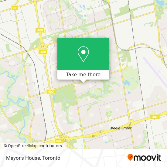 Mayor's House map