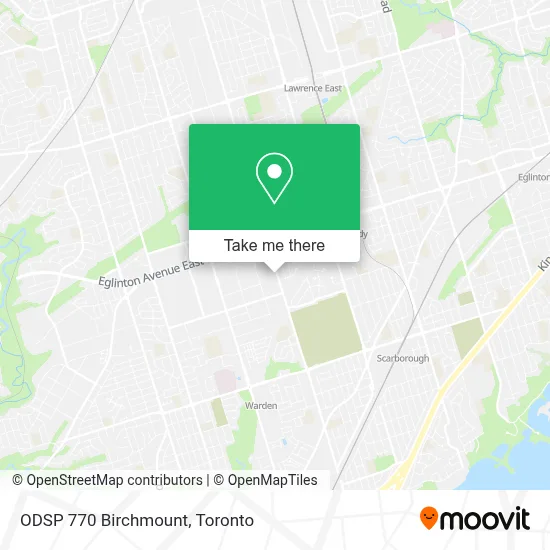 ODSP 770 Birchmount map