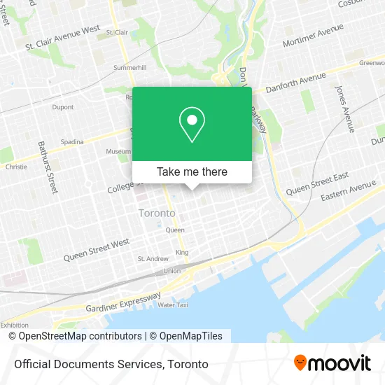 Official Documents Services plan