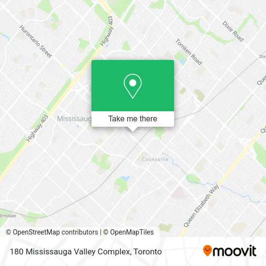 180 Mississauga Valley Complex map