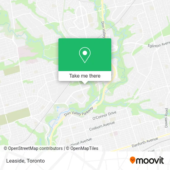 Leaside map