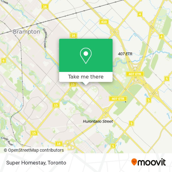 Super Homestay map