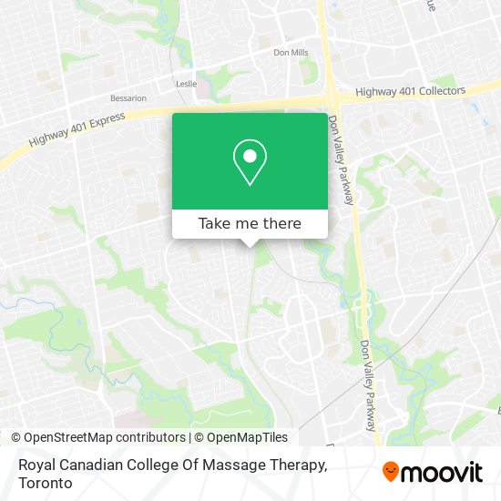 Royal Canadian College Of Massage Therapy map