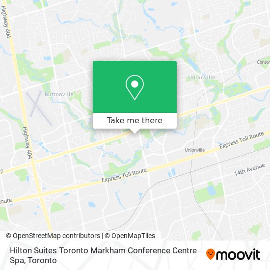 Hilton Suites Toronto Markham Conference Centre Spa plan