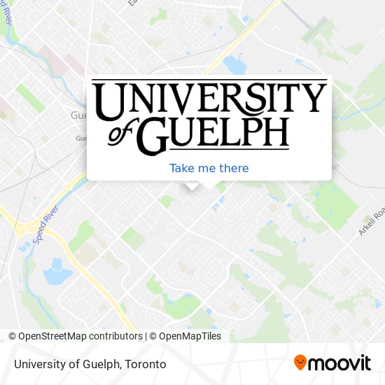University of Guelph map