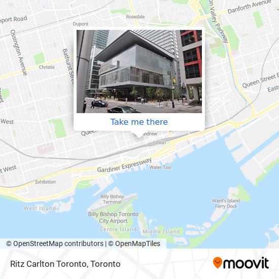 Ritz Carlton Toronto map