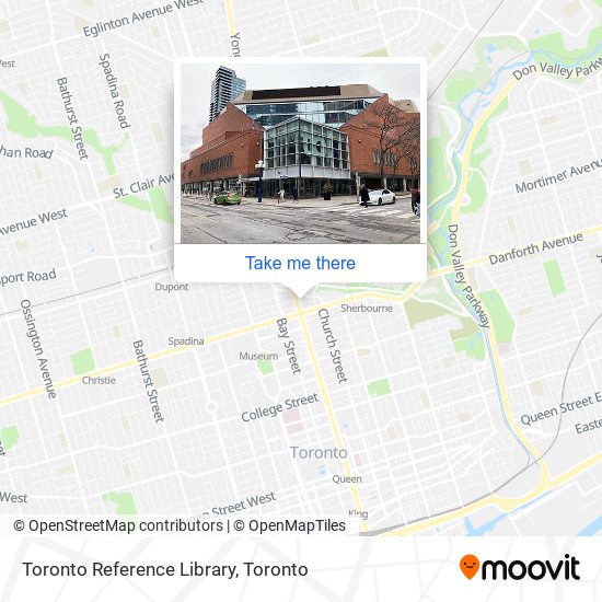 Toronto Reference Library map