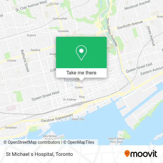 St Michael s Hospital map