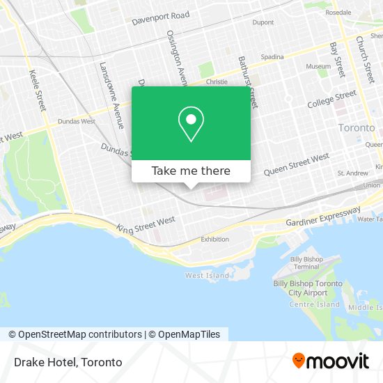 Drake Hotel map