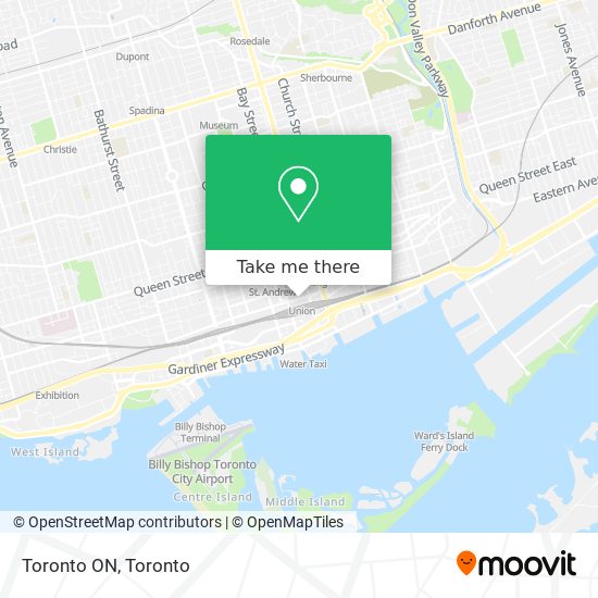 Toronto ON map