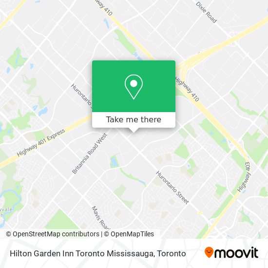 Hilton Garden Inn Toronto Mississauga plan