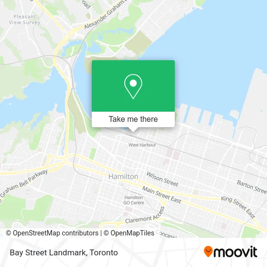 Bay Street Landmark map