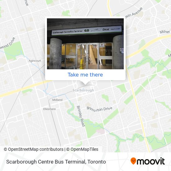Scarborough Centre Bus Terminal plan