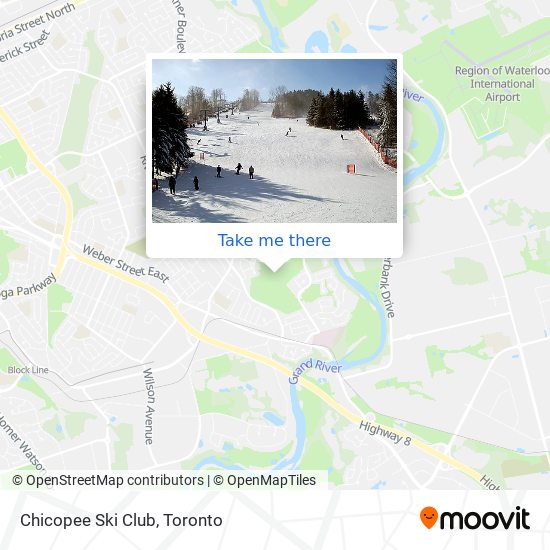 Chicopee Ski Club map