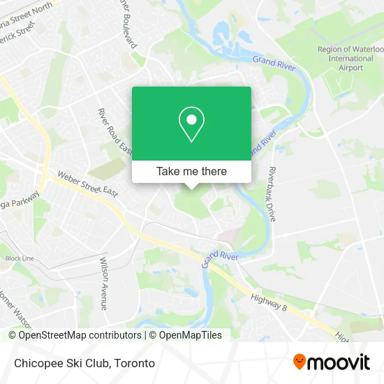Chicopee Ski Club map