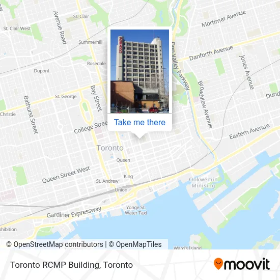 Toronto RCMP Building map