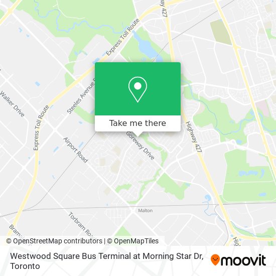 Westwood Square Bus Terminal at Morning Star Dr map