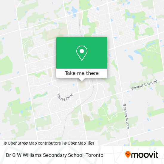 Dr G W Williams Secondary School map