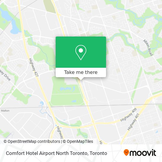 Comfort Hotel Airport North Toronto plan