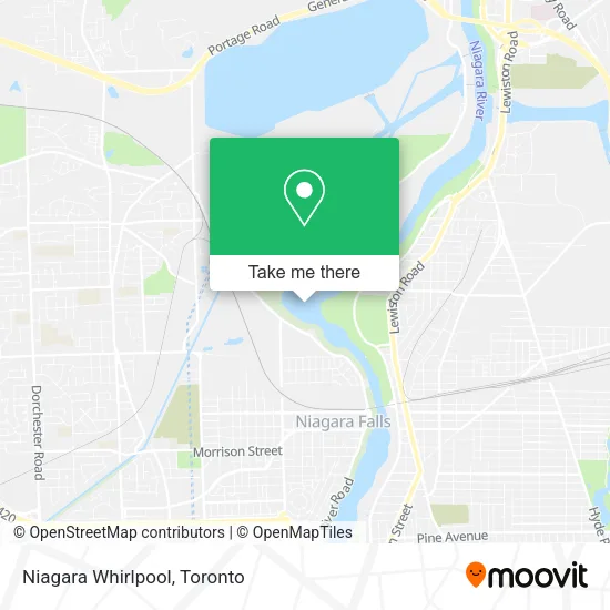 Niagara Whirlpool map
