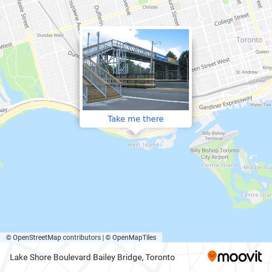 Lake Shore Boulevard Bailey Bridge plan