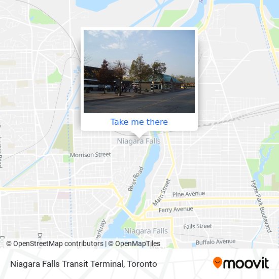 Niagara Falls Transit Terminal map