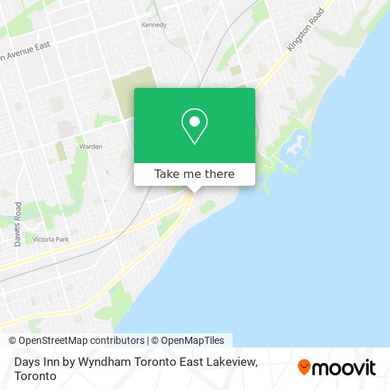 Days Inn by Wyndham Toronto East Lakeview map