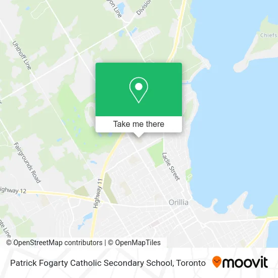 Patrick Fogarty Catholic Secondary School map