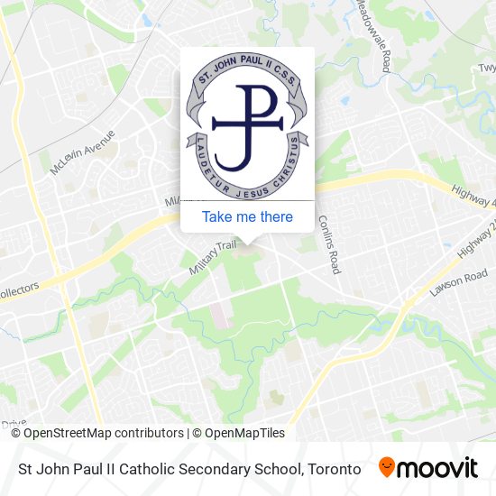 St John Paul II Catholic Secondary School plan