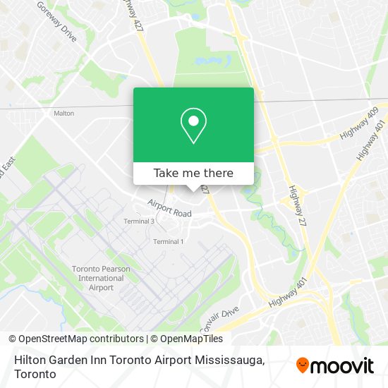 Hilton Garden Inn Toronto Airport Mississauga plan
