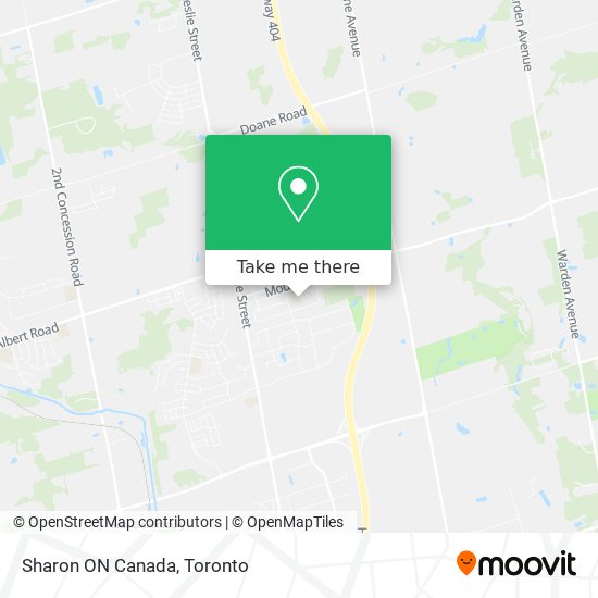Sharon ON Canada map