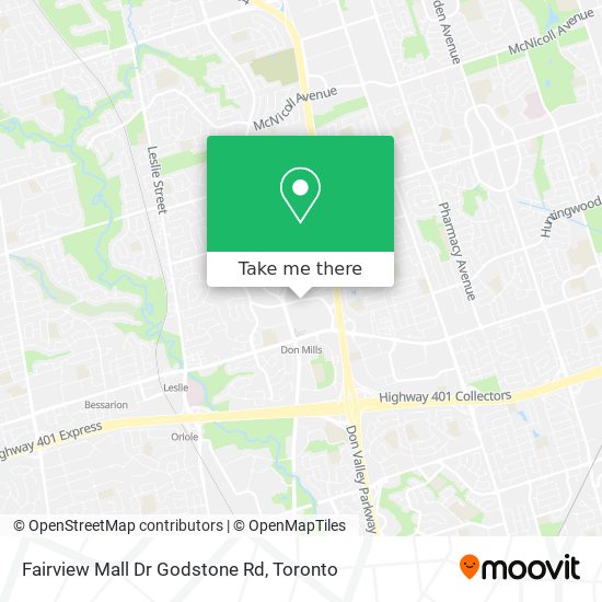 Fairview Mall Dr Godstone Rd map